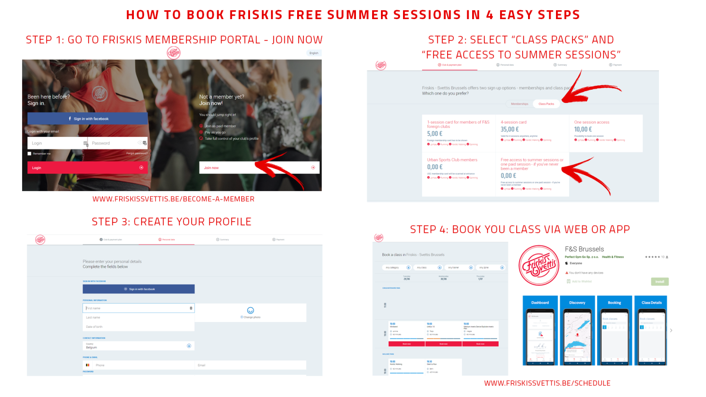 How to book free sessions for new members